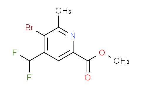 AM123921 | 1806866-07-8 | Methyl 3-bromo-4-(difluoromethyl)-2-methylpyridine-6-carboxylate