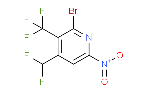 AM123922 | 1805379-34-3 | 2-Bromo-4-(difluoromethyl)-6-nitro-3-(trifluoromethyl)pyridine