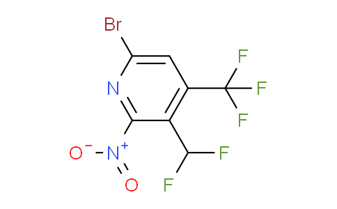 AM123926 | 1805443-25-7 | 6-Bromo-3-(difluoromethyl)-2-nitro-4-(trifluoromethyl)pyridine