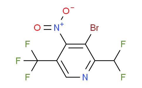AM123933 | 1804671-70-2 | 3-Bromo-2-(difluoromethyl)-4-nitro-5-(trifluoromethyl)pyridine