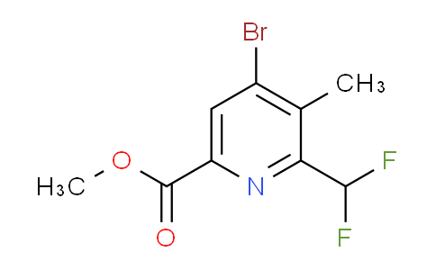 AM123935 | 1805240-88-3 | Methyl 4-bromo-2-(difluoromethyl)-3-methylpyridine-6-carboxylate