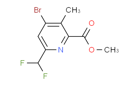 AM123938 | 1805936-07-5 | Methyl 4-bromo-6-(difluoromethyl)-3-methylpyridine-2-carboxylate