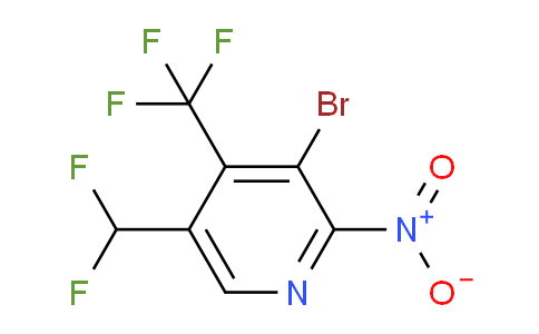 AM123941 | 1804971-11-6 | 3-Bromo-5-(difluoromethyl)-2-nitro-4-(trifluoromethyl)pyridine
