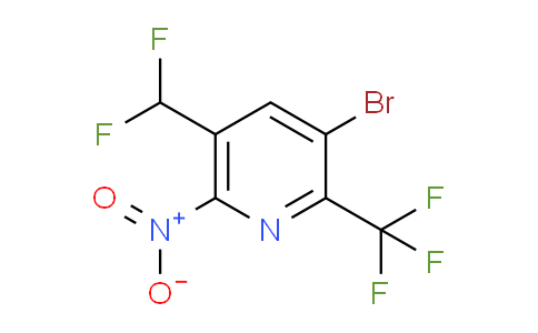 AM123943 | 1804431-55-7 | 3-Bromo-5-(difluoromethyl)-6-nitro-2-(trifluoromethyl)pyridine