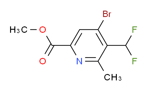 AM123944 | 1805241-09-1 | Methyl 4-bromo-3-(difluoromethyl)-2-methylpyridine-6-carboxylate