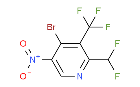 AM123945 | 1805443-36-0 | 4-Bromo-2-(difluoromethyl)-5-nitro-3-(trifluoromethyl)pyridine