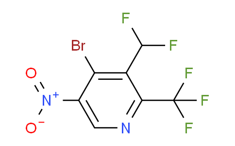 AM123951 | 1806870-40-5 | 4-Bromo-3-(difluoromethyl)-5-nitro-2-(trifluoromethyl)pyridine
