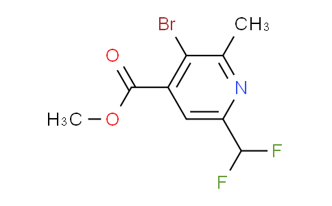 AM123952 | 1805339-90-5 | Methyl 3-bromo-6-(difluoromethyl)-2-methylpyridine-4-carboxylate
