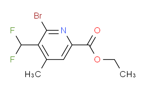 AM123955 | 1805375-24-9 | Ethyl 2-bromo-3-(difluoromethyl)-4-methylpyridine-6-carboxylate