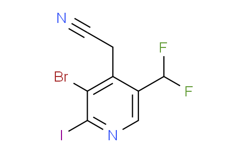 AM123956 | 1805922-72-8 | 3-Bromo-5-(difluoromethyl)-2-iodopyridine-4-acetonitrile