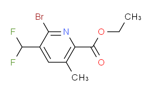 Ethyl 2-bromo-3-(difluoromethyl)-5-methylpyridine-6-carboxylate