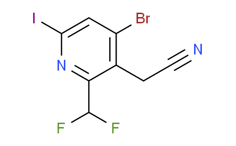 AM123965 | 1805244-41-0 | 4-Bromo-2-(difluoromethyl)-6-iodopyridine-3-acetonitrile