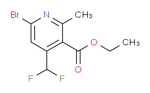 AM123966 | 1806994-58-0 | Ethyl 6-bromo-4-(difluoromethyl)-2-methylpyridine-3-carboxylate