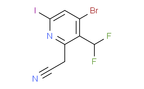AM123969 | 1805244-80-7 | 4-Bromo-3-(difluoromethyl)-6-iodopyridine-2-acetonitrile