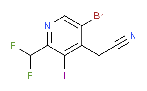 AM123972 | 1805923-04-9 | 5-Bromo-2-(difluoromethyl)-3-iodopyridine-4-acetonitrile