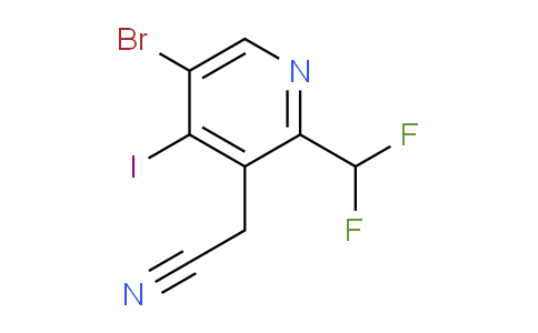 AM123974 | 1805244-85-2 | 5-Bromo-2-(difluoromethyl)-4-iodopyridine-3-acetonitrile
