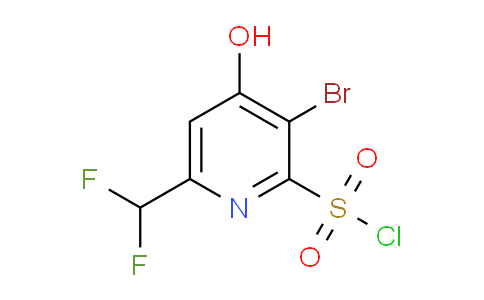 AM123984 | 1806903-76-3 | 3-Bromo-6-(difluoromethyl)-4-hydroxypyridine-2-sulfonyl chloride