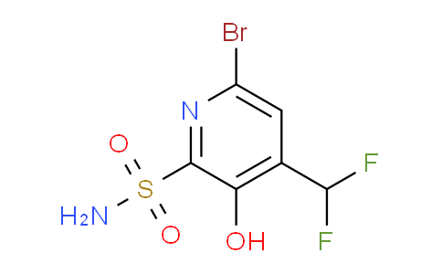 AM123995 | 1805372-81-9 | 6-Bromo-4-(difluoromethyl)-3-hydroxypyridine-2-sulfonamide