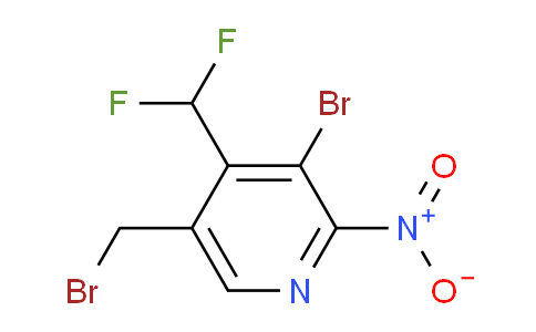 AM123999 | 1805437-83-5 | 3-Bromo-5-(bromomethyl)-4-(difluoromethyl)-2-nitropyridine