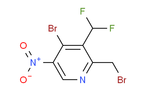 4-Bromo-2-(bromomethyl)-3-(difluoromethyl)-5-nitropyridine