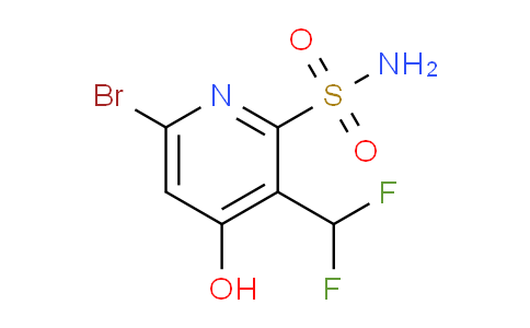 6-Bromo-3-(difluoromethyl)-4-hydroxypyridine-2-sulfonamide