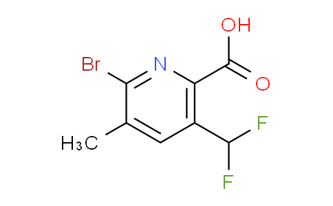 AM124036 | 1805239-74-0 | 2-Bromo-5-(difluoromethyl)-3-methylpyridine-6-carboxylic acid