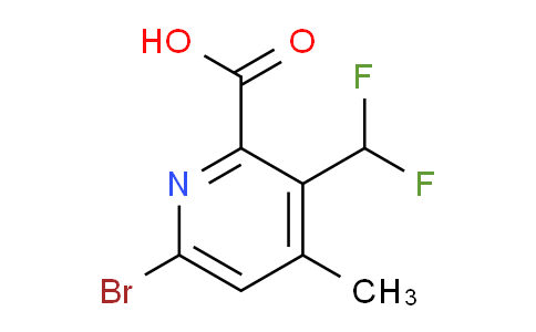 AM124037 | 1804429-50-2 | 6-Bromo-3-(difluoromethyl)-4-methylpyridine-2-carboxylic acid