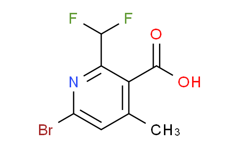 AM124041 | 1806993-89-4 | 6-Bromo-2-(difluoromethyl)-4-methylpyridine-3-carboxylic acid