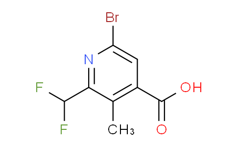 AM124042 | 1806914-61-3 | 6-Bromo-2-(difluoromethyl)-3-methylpyridine-4-carboxylic acid