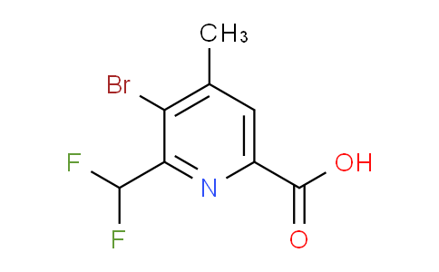 AM124043 | 1805434-32-5 | 3-Bromo-2-(difluoromethyl)-4-methylpyridine-6-carboxylic acid