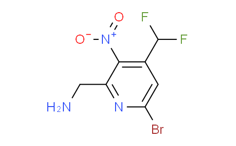 AM124047 | 1804670-35-6 | 2-(Aminomethyl)-6-bromo-4-(difluoromethyl)-3-nitropyridine