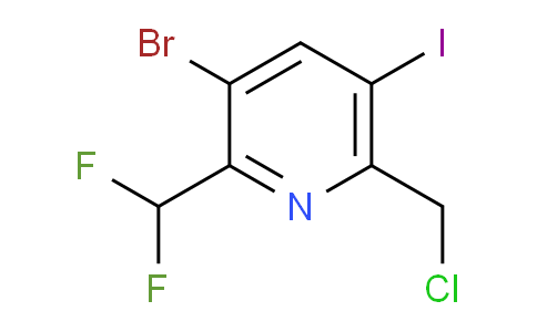 AM124061 | 1805351-16-9 | 3-Bromo-6-(chloromethyl)-2-(difluoromethyl)-5-iodopyridine
