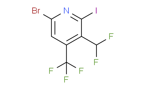 AM124074 | 1804670-08-3 | 6-Bromo-3-(difluoromethyl)-2-iodo-4-(trifluoromethyl)pyridine