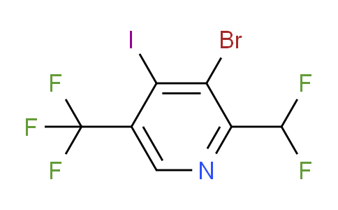 AM124078 | 1805365-40-5 | 3-Bromo-2-(difluoromethyl)-4-iodo-5-(trifluoromethyl)pyridine