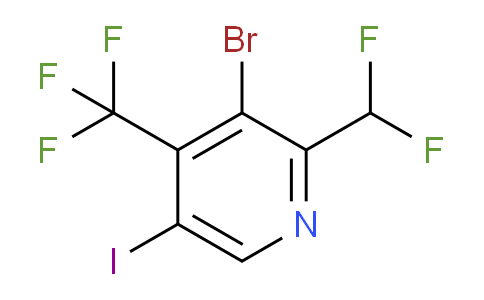 AM124080 | 1804670-20-9 | 3-Bromo-2-(difluoromethyl)-5-iodo-4-(trifluoromethyl)pyridine