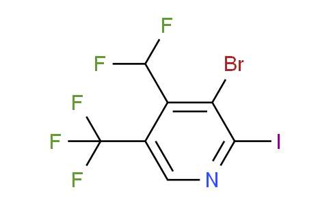 AM124082 | 1805351-24-9 | 3-Bromo-4-(difluoromethyl)-2-iodo-5-(trifluoromethyl)pyridine