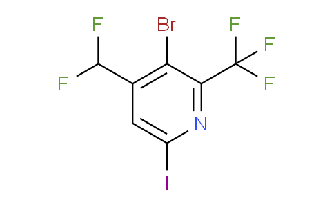 AM124088 | 1805243-26-8 | 3-Bromo-4-(difluoromethyl)-6-iodo-2-(trifluoromethyl)pyridine