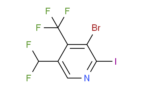 AM124090 | 1804848-12-1 | 3-Bromo-5-(difluoromethyl)-2-iodo-4-(trifluoromethyl)pyridine