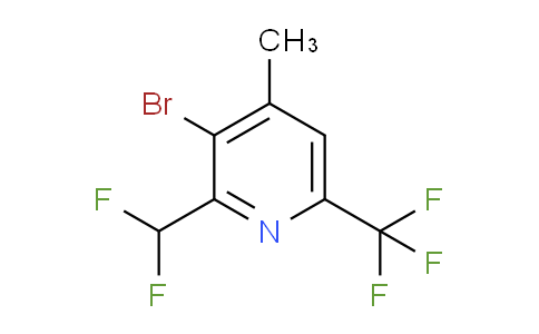 AM124094 | 1805934-69-3 | 3-Bromo-2-(difluoromethyl)-4-methyl-6-(trifluoromethyl)pyridine