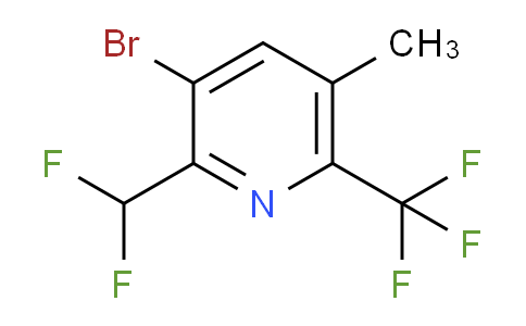 AM124095 | 1805934-78-4 | 3-Bromo-2-(difluoromethyl)-5-methyl-6-(trifluoromethyl)pyridine