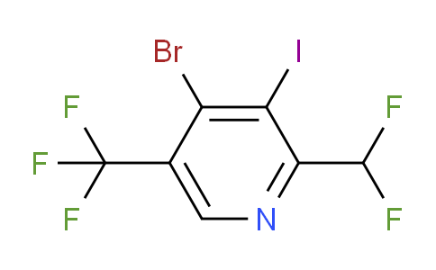 AM124096 | 1805921-94-1 | 4-Bromo-2-(difluoromethyl)-3-iodo-5-(trifluoromethyl)pyridine