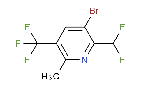 AM124097 | 1806913-40-5 | 3-Bromo-2-(difluoromethyl)-6-methyl-5-(trifluoromethyl)pyridine