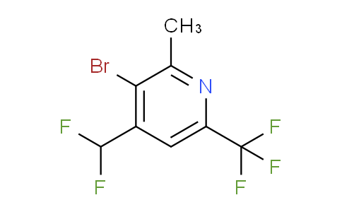 AM124099 | 1805247-19-1 | 3-Bromo-4-(difluoromethyl)-2-methyl-6-(trifluoromethyl)pyridine