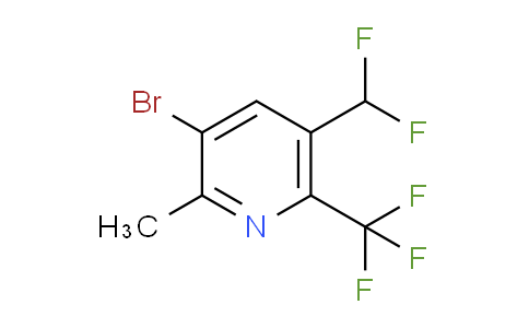 AM124102 | 1806861-75-5 | 3-Bromo-5-(difluoromethyl)-2-methyl-6-(trifluoromethyl)pyridine