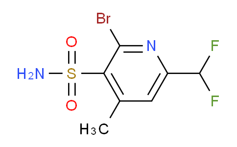 AM124110 | 1806919-88-9 | 2-Bromo-6-(difluoromethyl)-4-methylpyridine-3-sulfonamide