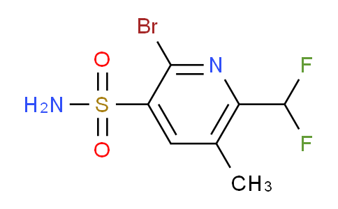 AM124111 | 1805434-55-2 | 2-Bromo-6-(difluoromethyl)-5-methylpyridine-3-sulfonamide