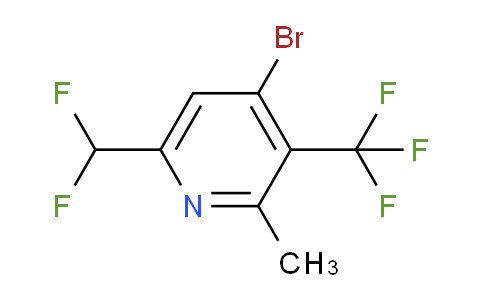 AM124113 | 1804429-75-1 | 4-Bromo-6-(difluoromethyl)-2-methyl-3-(trifluoromethyl)pyridine