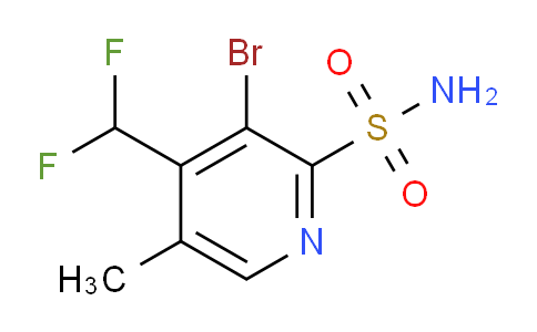 AM124120 | 1805250-37-6 | 3-Bromo-4-(difluoromethyl)-5-methylpyridine-2-sulfonamide