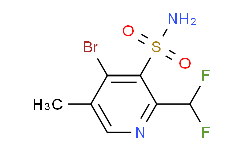AM124130 | 1806996-86-0 | 4-Bromo-2-(difluoromethyl)-5-methylpyridine-3-sulfonamide