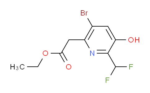 AM124133 | 1805244-65-8 | Ethyl 5-bromo-2-(difluoromethyl)-3-hydroxypyridine-6-acetate